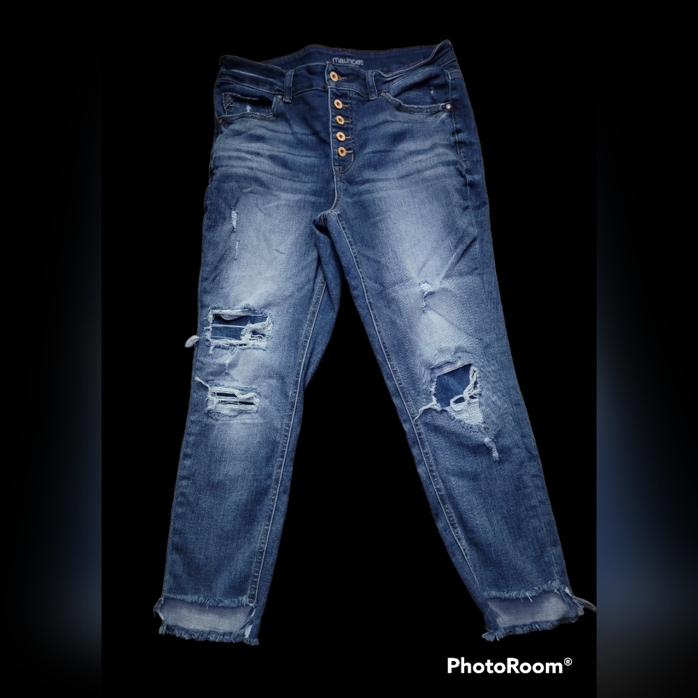 Maurices High Rise Super Skinny Jeans